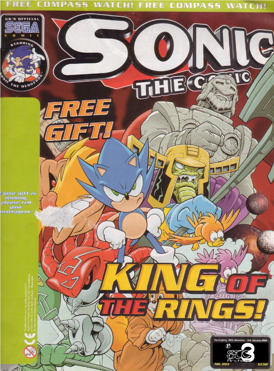 Sonic - The Comic Issue No. 223 Comic cover page